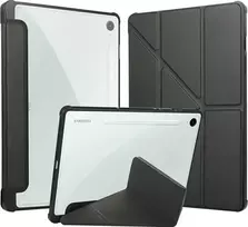 „Jcpal“ stovo tipo dėklas planšetiniam kompiuteriui „Samsung Tab S10 Ultra“, juodos spalvos