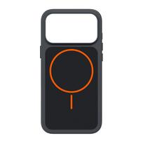 SBS D3O Core Case for iPhone 18 Pro / 17 Pro MagSafe Compatible - Black & Orange