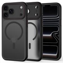 Tech-Protect MagCam MagSafe Case for iPhone 18 Pro / 17 Pro - Matte Black and Red