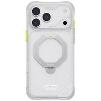 Case Skinarma Saturn MagSafe + Rotating  Kick Stand do iPhone 18 Pro Max / 17 Pro Max Frost