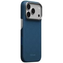 Case PITAKA Edge Argyle MagSafe case for iPhone 18 Pro / 17 Pro midnight blue