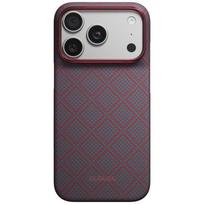 Case PITAKA Edge Argyle MagSafe for iPhone 18 Pro / 17 Pro blue-red