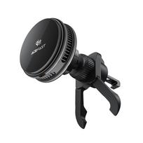 Acefast D66 Magnetic Car Air Vent Mount with Qi2 25W Wireless Charging and Cooling - Black