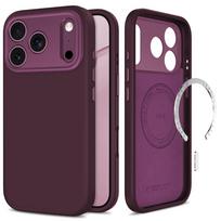 Tech-Protect Uniq MagSafe CC case for iPhone 18 Pro Max / 17 Pro Max - burgundy