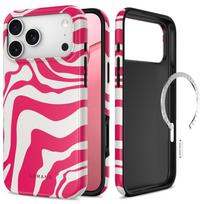 Tech-Protect Lamano MagSafe Case for iPhone 18 Pro Max / 17 Pro Max - White and Pink