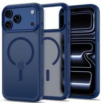 Tech-Protect Magmat Magsafe CC Case for iPhone 18 Pro Max / 17 Pro Max - Matte Navy Blue