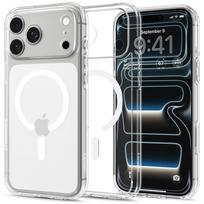 Spigen Ultra Hybrid MagSafe Case for iPhone 18 Pro / 17 Pro - Clear and White