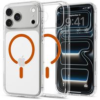 Spigen Ultra Hybrid MagSafe Case for iPhone 18 Pro / 17 Pro - Transparent Orange