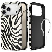 Tech-Protect Lamano MagSafe Case for iPhone 18 Pro Max / 17 Pro Max - White and Black