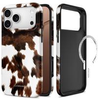 Mob.telefono dėkliukas Tech-Protect Lamano for iPhone 18 Pro/17 Pro white and brown
