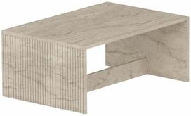 Kavos staliukas Kalune Design Lenna, travertine sp., 90 cm x 60 cm x 41.4 cm