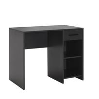 Rašomasis stalas su lentyna Kalune Design Cms-505-Aa-1, 90 cm x 52 cm, 75 cm, antracito sp.