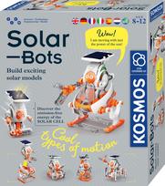 Eksperimentų rinkinys, robotas Kosmos Solar Bots, balta sp./oranžinė sp.