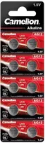 Elementas be gyvsidabrio, AG12/LR43/386, B10, 1,5V, CAMELION, 10 vnt.