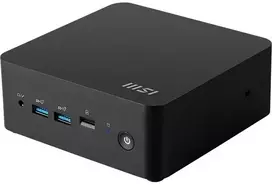 Mini desktop computer MSI Cubi NUC 1MG-014BEU Core 3 / 8GB DDR5 / 512GB SSD / Wi-Fi 6E + BT / 2×2.5Gbps / Windows 11 Pro (juodas)