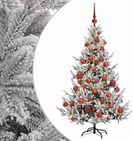 Dirbtinė kalėdinė eglutė su rutuliuku 150 cm 150 LED