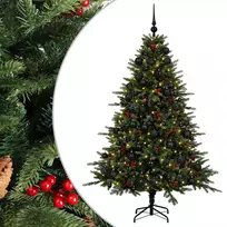 Dirbtinė kalėdinė eglutė su rutuliuku 210 cm 300 LED