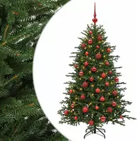 Dirbtinė kalėdinė eglutė su rutuliuku 150 cm 150 LED