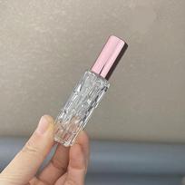 10 ml nešiojamas kelioninis kvepalų purškiklis mažas buteliukas, pakartotinai užpildomas dezinfekavimo purškalas 2.3*9.3CM rožinio aukso spalvos