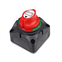1-2-Išjungiklis -60V Atjungimo Pagrindinis Išjungimo jungiklis Jūrinei Valtis Automobilio Kemperiui 1-2-Both-Off Battery Switch red