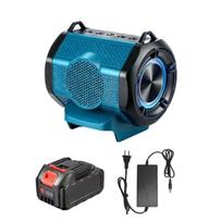 Bluetooth garsiakalbis Makita 18v LXT baterijai, 30W belaidis mažas garsiakalbis statybvietėms, namams ir vakarėliams (Baterija nepridedama &Įtraukta baterija) Includes one battery and a charger