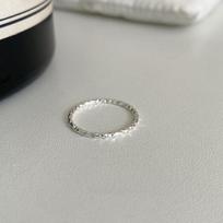 Retro S ring does not fade, light luxury index finger ring, open ring. gray