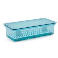 With Lid Chopstick Cage Drainage Stationery Container Simple Makeup Storage Box  Kitchen 06 white