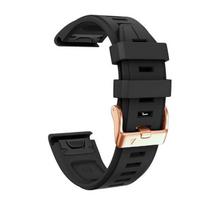 QuickFit 20mm silikoninis dirželis Garmin Fenix 7S 6S 5S Plus laikrodžiui, dirželis Garmin D2 Delta S/Descent Mk2S/Instinct 2S apyrankei For D2 Delta S juoda
