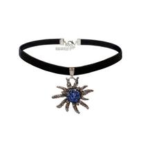 Vokiškas Edelweiss pakabukas ant kaklo moterims Velveteen Choker Kaklo papuošalai Oktoberfestas Žavesys Statement Kaklo grandinėlė Papuošalai Dovana black