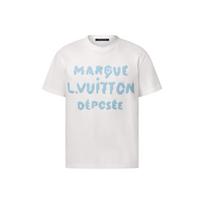 LOUIS VUITTON SS26 Marškinėliai Standartiniai Vyriški Balti 1AIKD4 3L-No Original Gift Bag Or Gift Box balta