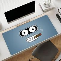 Cartoon F-Futurama-S Mouse Pad Non-slip Rubber Gamer Balance Computer Mat Decoracion Deskmat Laptop Office Large 30cmx80cm white