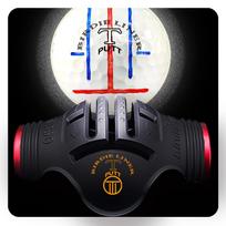 BIRDIE79 Birdie Liner T-Putt Golf Ball Marker Alignment Tool - Triple Line Stencil 3 Color Pens Gift Box Patent Pending gray