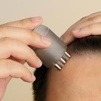 Hair Scalp Oil Applicator No Messsy Massage Comb Hair Serum Dispenser with Semi Transparent Body brown