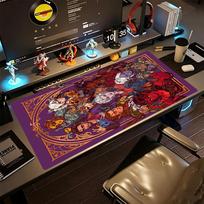Baldur's Gate Dark Fantasy Gaming Mouse Pad Gaming Laptop Mouse Pad Ultra-Long Desk Mat Non-Slip Rubber Base Computer Desk Office Decoration Accessory 30cmx60cm