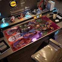 Baldur's Gate Dark Fantasy Gaming Mouse Pad Gaming Laptop Mouse Pad Ultra-Long Desk Mat Non-Slip Rubber Base Computer Desk Office Decoration Accessory 50cmx100cm