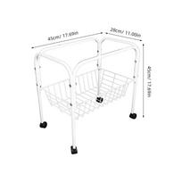 Rolling Bird Cage Stand Metal .72x17.72 Heavy Duty Cage Stand Shelf for Birdcage Storage Indoor Balcony