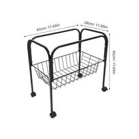 Rolling Bird Cage Stand Metal .72x17.72 Heavy Duty Cage Stand Shelf for Birdcage Storage Indoor Balcony