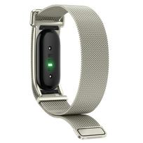Google Fitbit Air Breathable Milanese Loop Band Quick Release Adjustable Soft Metal Tracker Accessory black