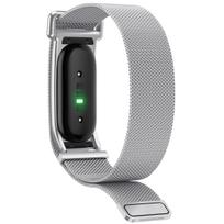 Google Fitbit Air Breathable Milanese Loop Band Quick Release Adjustable Soft Metal Tracker Accessory black