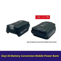 1Pcs For 18V Li-Ion Battery Case Adapter Dual Usb Ports Power Bank Phone Charger Led Working Light Converter Lamp Flashlight A4