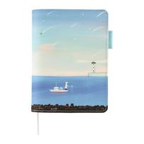 Hobonichi Hobonichi Planner Cover Dream the Sea Saw at A6 Size 5-Year (Hiroko Kubota/The Dawn) mėlyna