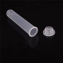 10 vnt. 20 ml plastikinių mėgintuvėlių, centrifugos mėgintuvėlių, apvaliu dugnu gray