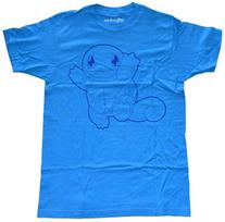 Pokemon Squirtle Men's Turquoise Graphic T-Shirt New S blue