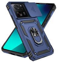 Telefono dėklas Xiaomi 15T Pro 14t Mi 13T 12T Pro Mi15t Mi14t Sukamas stovas Laikiklis Apsauginiai dėklai Xiaomi 12T Pro mėlyna