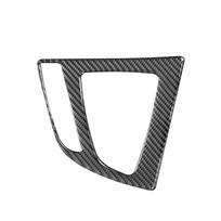 Automobilio pavarų perjungimo panelės apdailos lipdukai Anglies pluošto dekoras Lipdukas BMW 3 4 serijai F32 F30 F31 F33 F34 F36 3GT 2014-2017 black