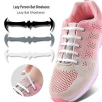 Lazy Person No-Tie Elastic Shoelaces - 16 Pack Trendy Casual Sports Laces, No Wash Needed, In Stock balta