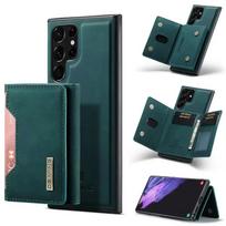 Retro magnetinis odinis piniginės kortelių telefono dėklas Samsung Galaxy S26 Ultra S25 FE S24 Plus S23 S22 S21 S20 modeliams, atlenkiamas galinis dangtelis Coque Samsung S25