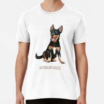 Australian Kelpie TShirt Made in Australia Unisex T-Shirt M white