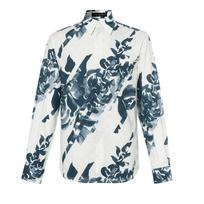 LOUIS VUITTON Long-Sleeved Printed Cotton Shirt 1AFAVZ L0 balta