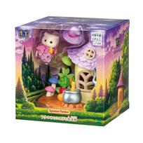 Sylvanian Families Little Tales kolekcija Pelėdos Paslaptingas daržas LT-03 ST žymėjimas 3 metų ir vyresniems Žaislas Lėlių namelis EPOCH pink